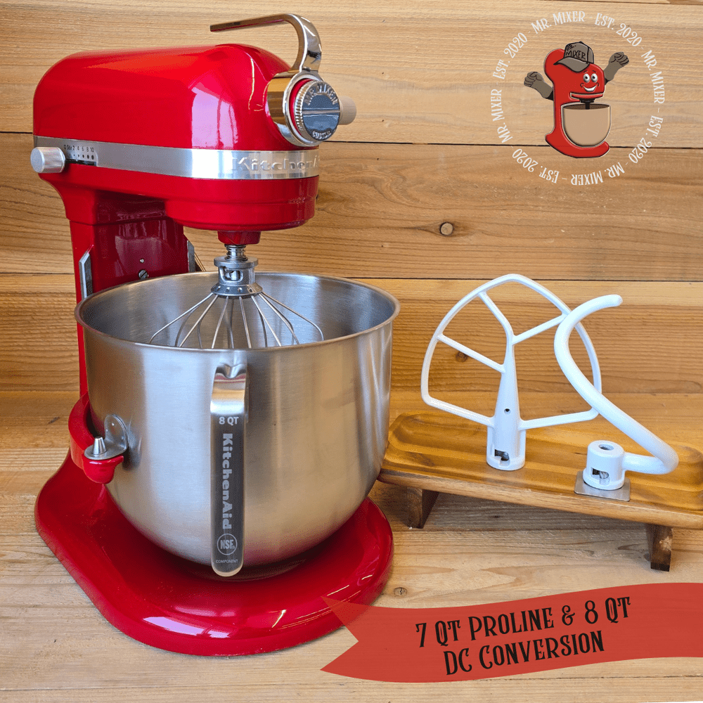 Mr. Mixer Upgraded KitchenAid 7 Qt Proline & 8 Qt 1.3HP DC